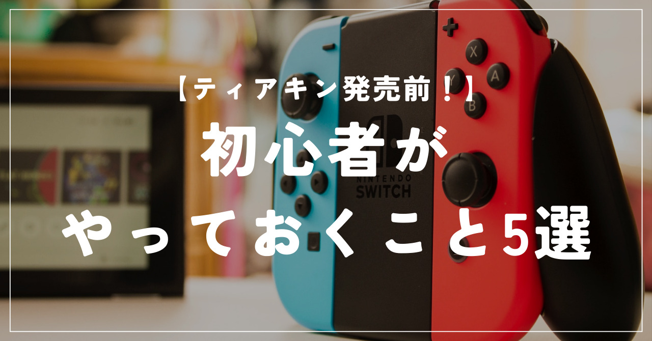 ゼルダの伝説 ティアーズ オブ ザ キングダムの発売前に初心者がやっておくこと5選 WESU GAME BLOG